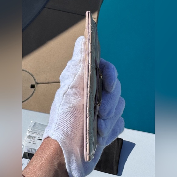 Versace Greca Goddess zippered card case Full Inclusion Blush Pink - Picture 8 of 12